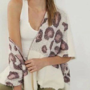 NWT Anthropologie Kenzie Leopard Shimmer Sweater